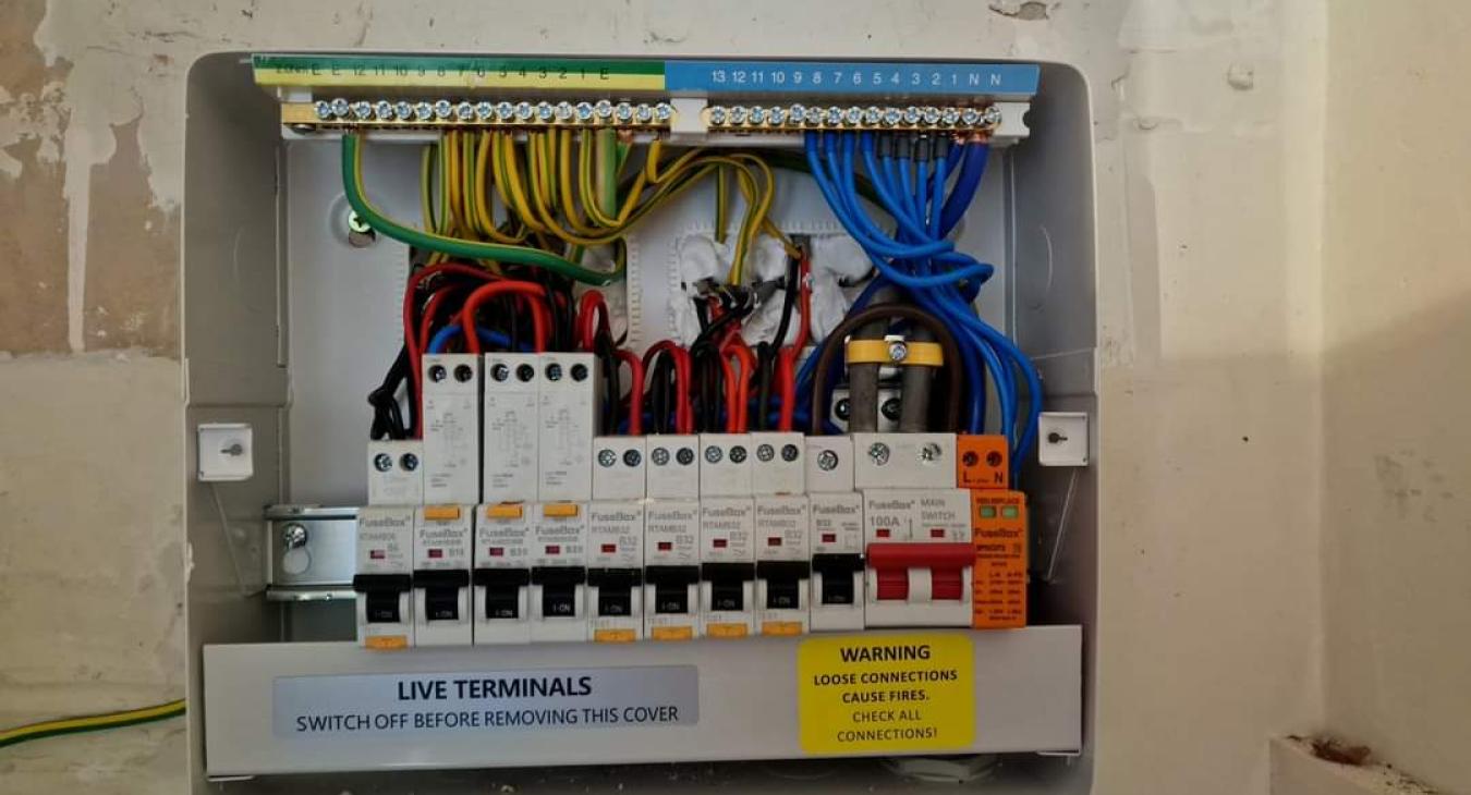 Recent Fusebox Upgrade in Somerset