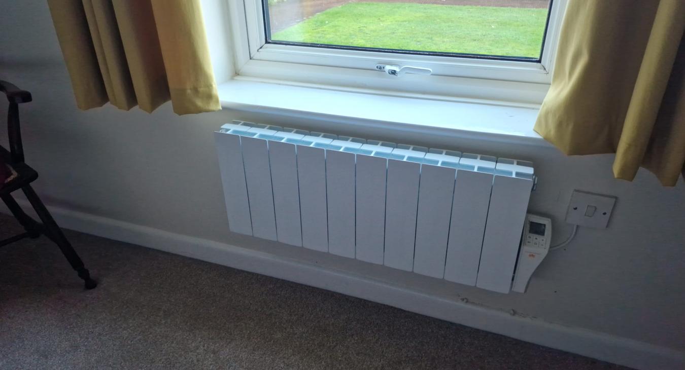 New electric heating installed by D Durnan Electrical Highbridge 
