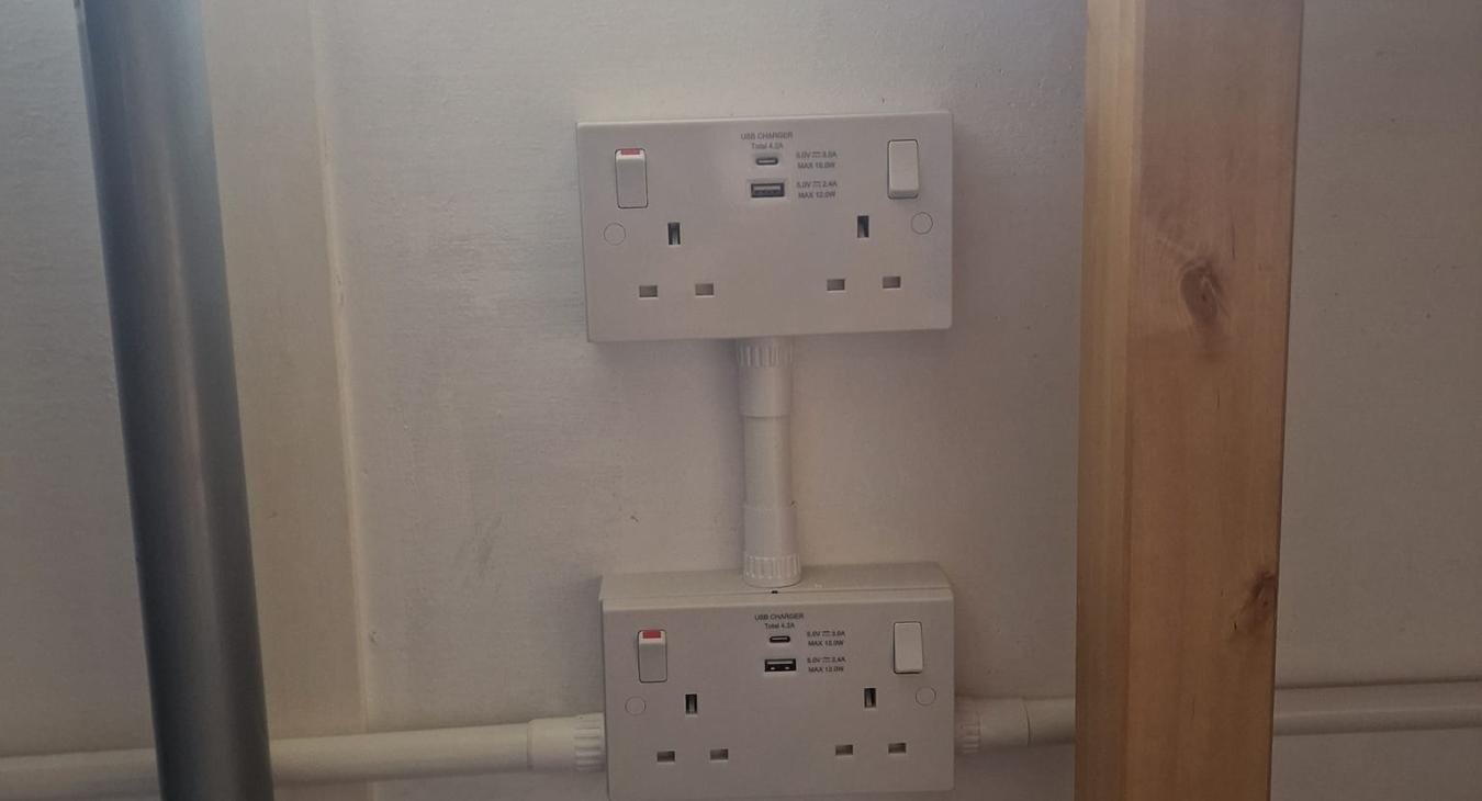 Summer house power installation by D Durnan Electrical in Highbridge