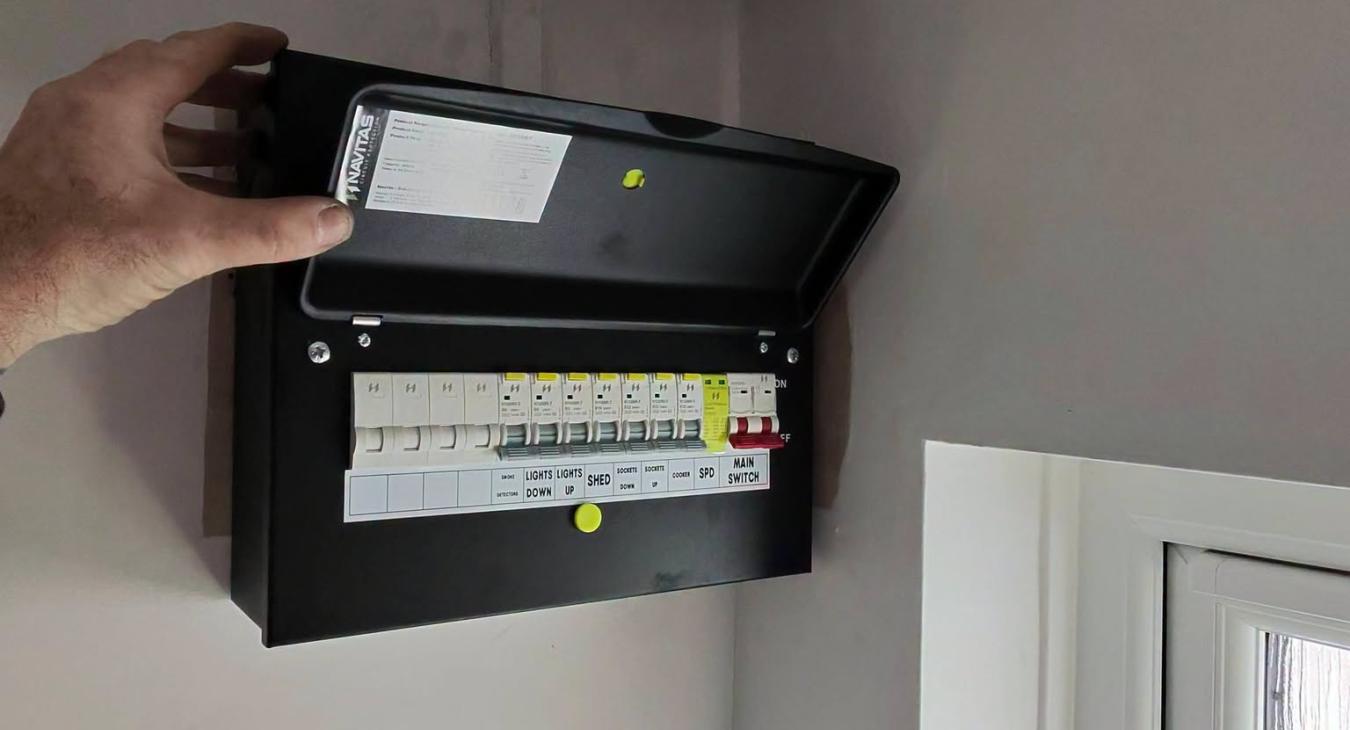 Consumer unit upgrade on Wildes Road, Burnham-on-Sea